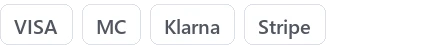 Accepterade betalsätt